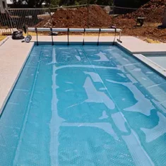 clear pool cover