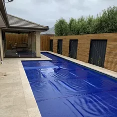 ocean blue pool cover